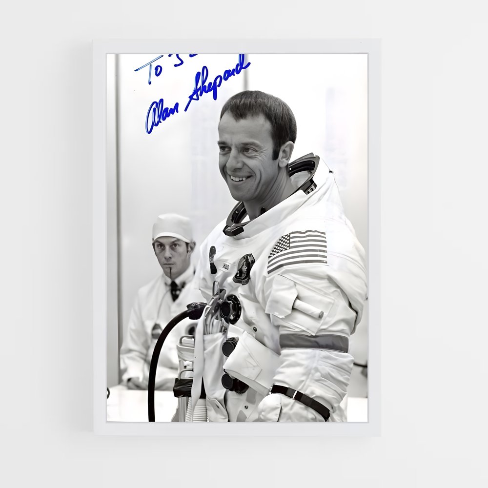 Poster Alan Astronaut – affiche Astronautes (vue 3)